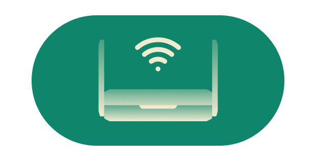 Wi-Fi Link Esclusivo per Aircove Go. Connettiti a internet tramite rete Wi-Fi, senza cavo.