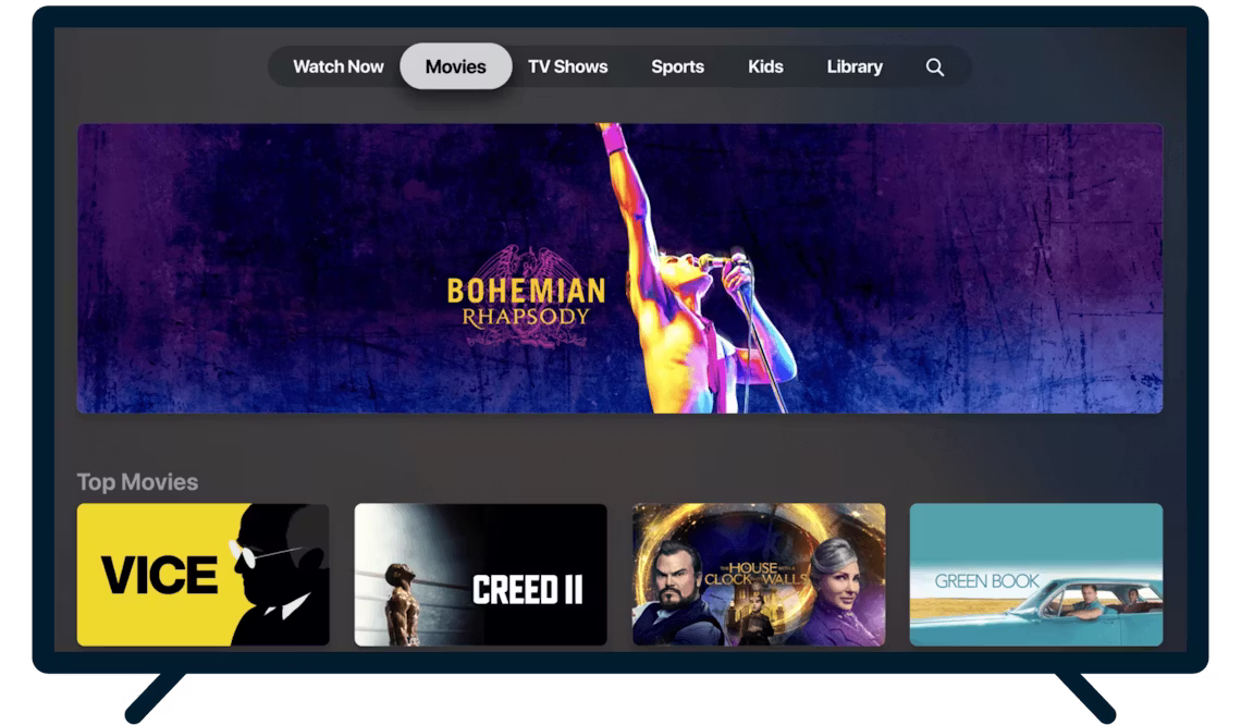Homepage con una VPN per Apple TV Plus.